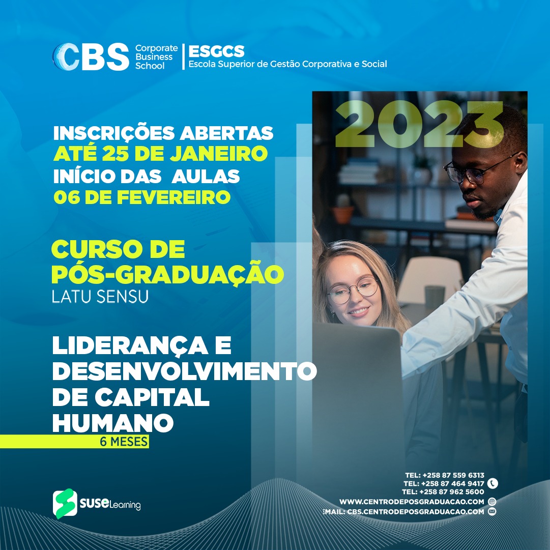 Pós-Graduação em Liderança e Desenvolvimento do Capital Humano